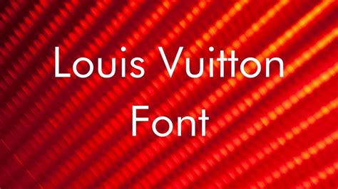 real louis vuitton font|Louis Vuitton monogram font.